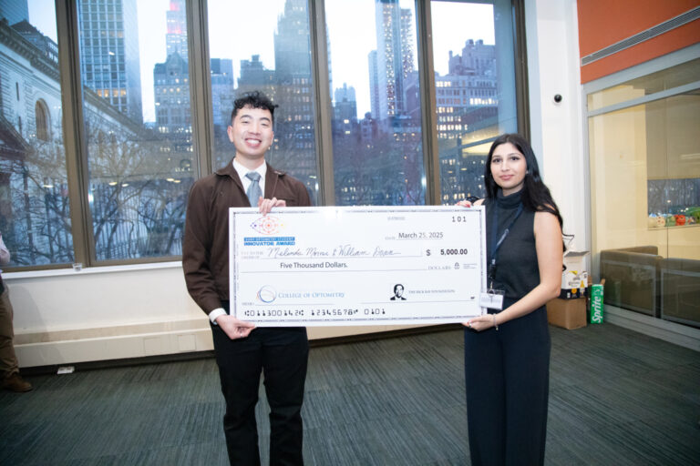 SUNY Optometry Students Receive Award for AI Technology Innovation