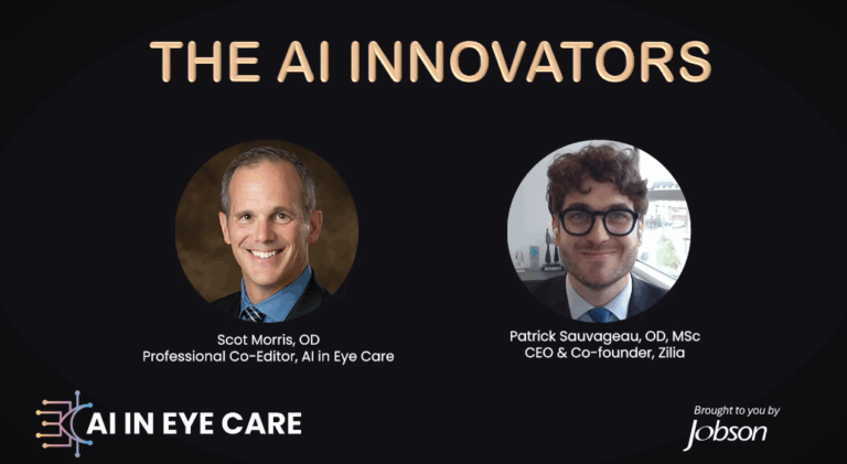 AI Innovators, Patrick Sauvageau, OD, MSc