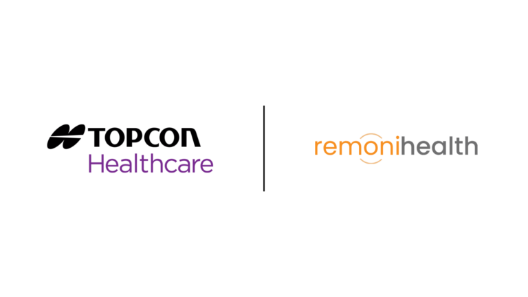 Topcon Healthcare and RemoniHealth logos