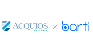 Acquios Advisors and Barti logos