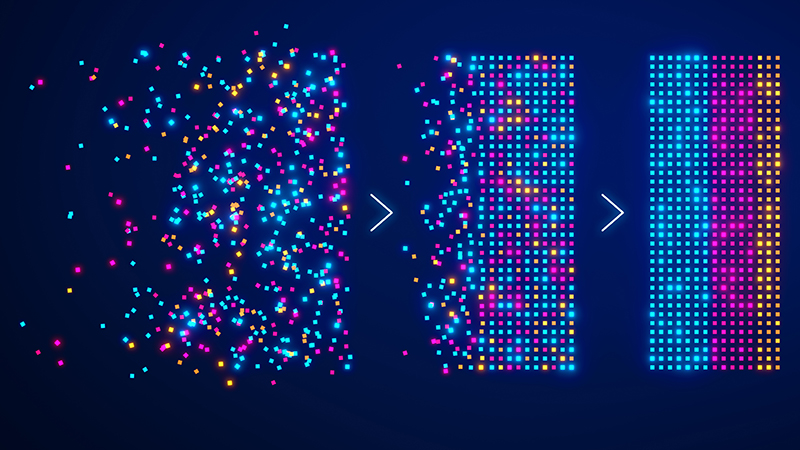 Big data analyzed with AI technology. Image courtesy of Dreamstime.